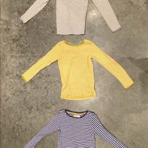 3x mini boden long sleeves